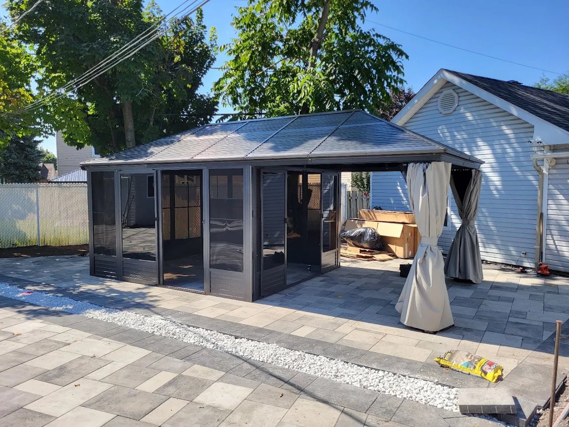 Après - Gazebo et Piscine