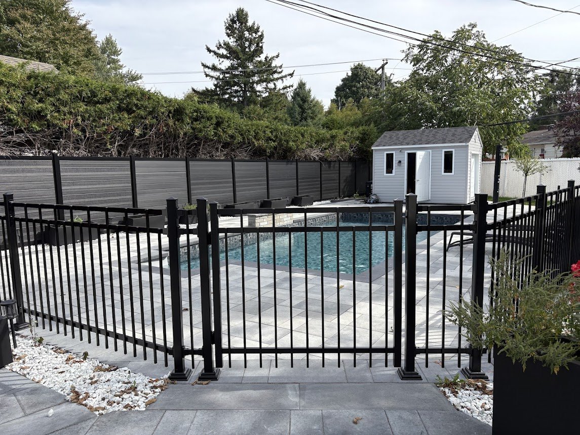 Après - Vue d'ensemble clôture